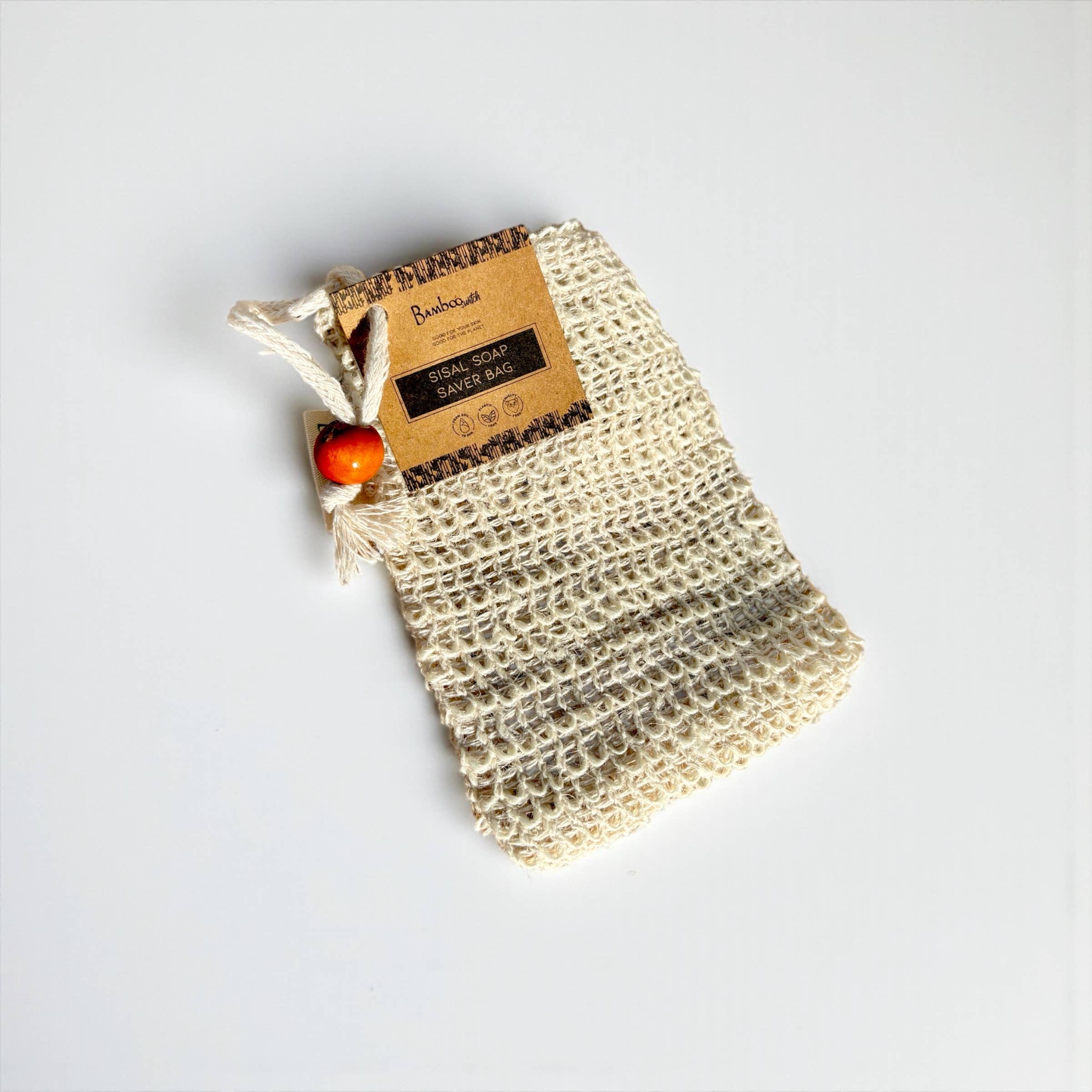Compostable Sisal Soap Saver Bag
